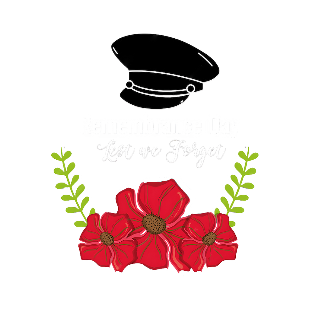 Lest We Forget  Decal, Hat Soldier Remembrance Day Sticker