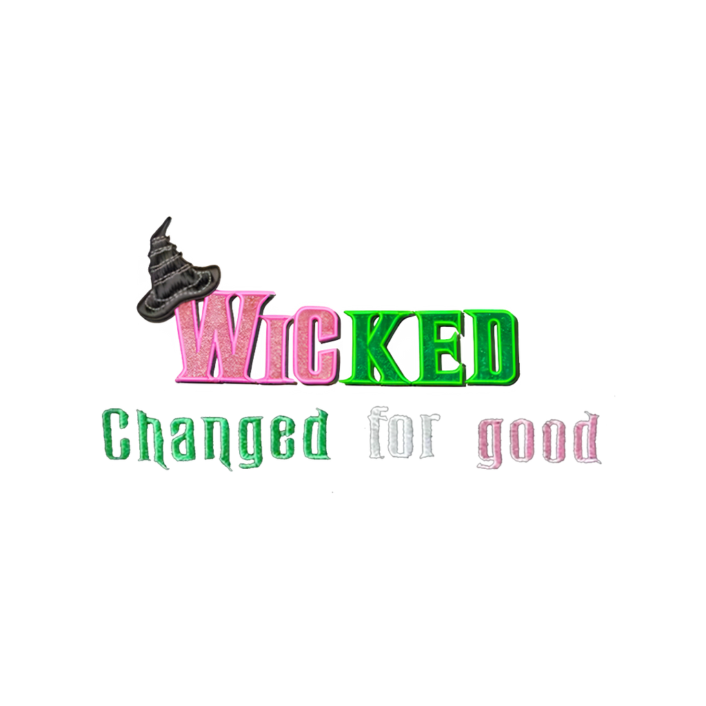 Wicked Changed For Good Hat Sticker