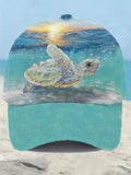 Unisex Turtle Printed Baseball Cap