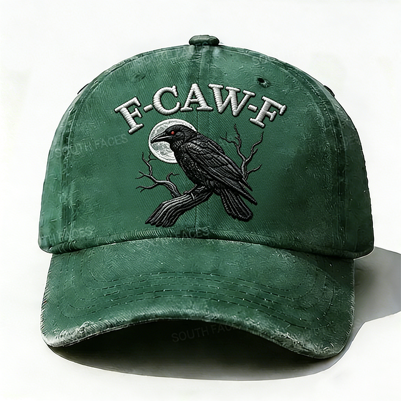 F-CAW-F Rooster Funny Embroidery Hat