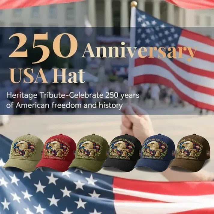 🗽Eagle & Liberty – United States 250th Anniversary Hat🦅(Breathable & Lightweight Comfort & Unisex Fit)