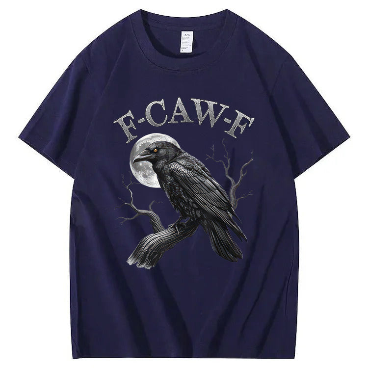 F-Caw-F Crow 100% Cotton T-Shirt