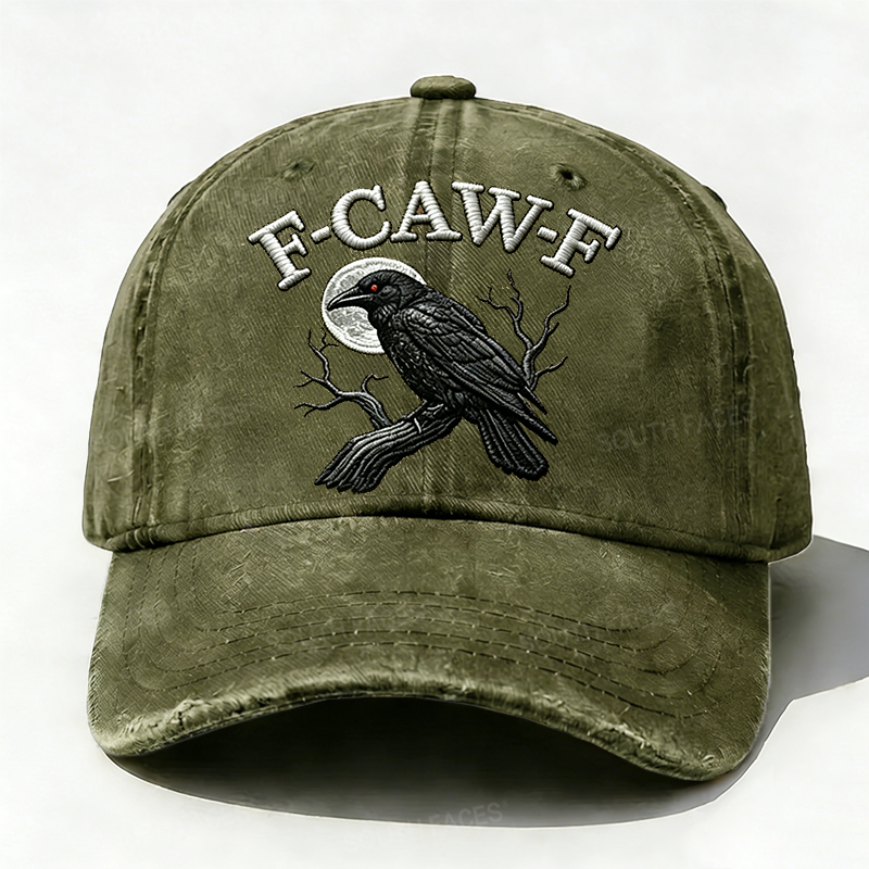F-CAW-F Rooster Funny Embroidery Hat