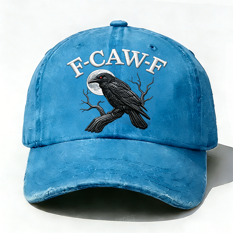 F-CAW-F Rooster Funny Embroidery Hat