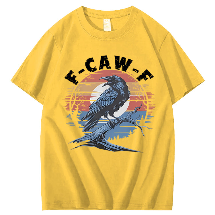 Vintage F-Caw-F Crow 100% Cotton T-Shirt