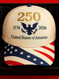 Men'S Anniversary United States Of America Eagle Printed Adjustable Baseball Cap