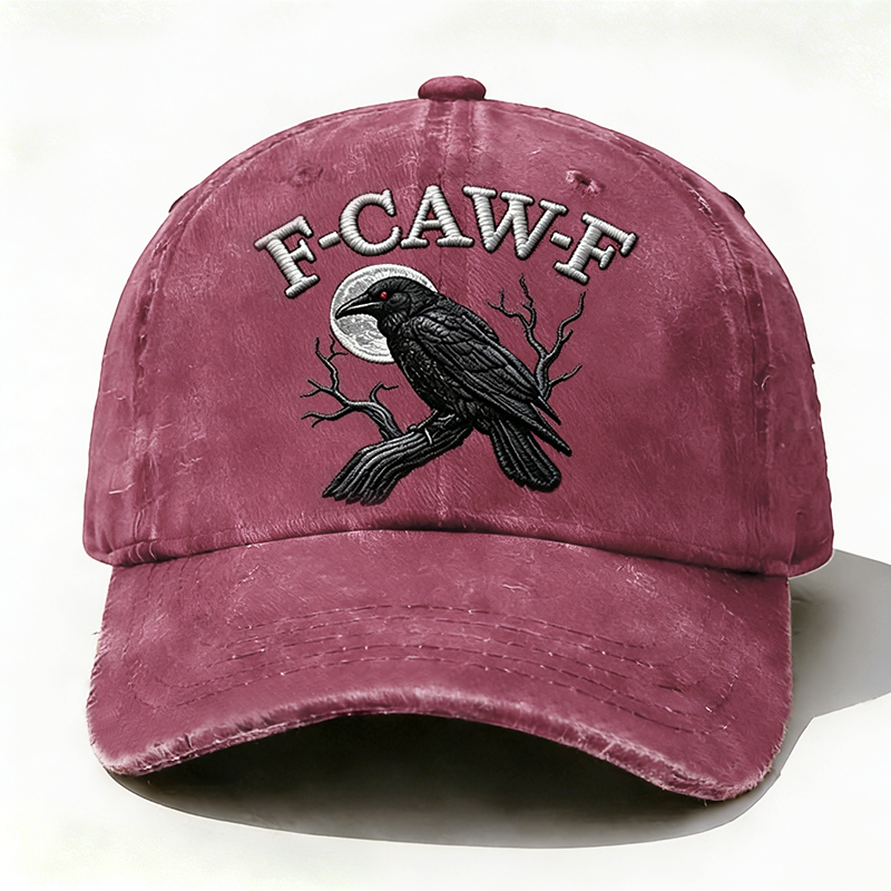 F-CAW-F Rooster Funny Embroidery Hat