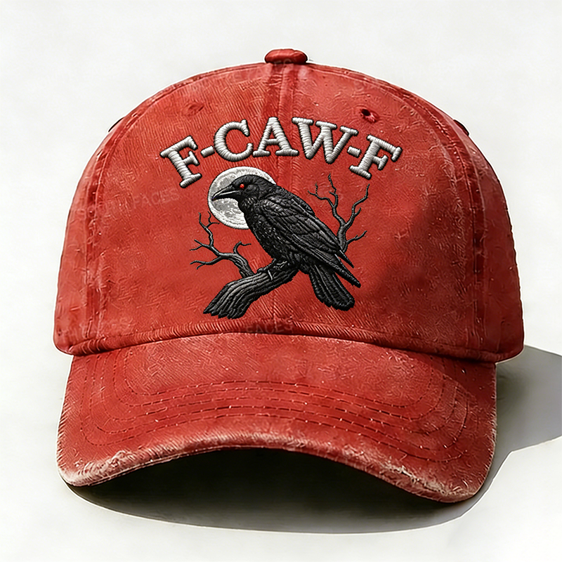 F-CAW-F Rooster Funny Embroidery Hat