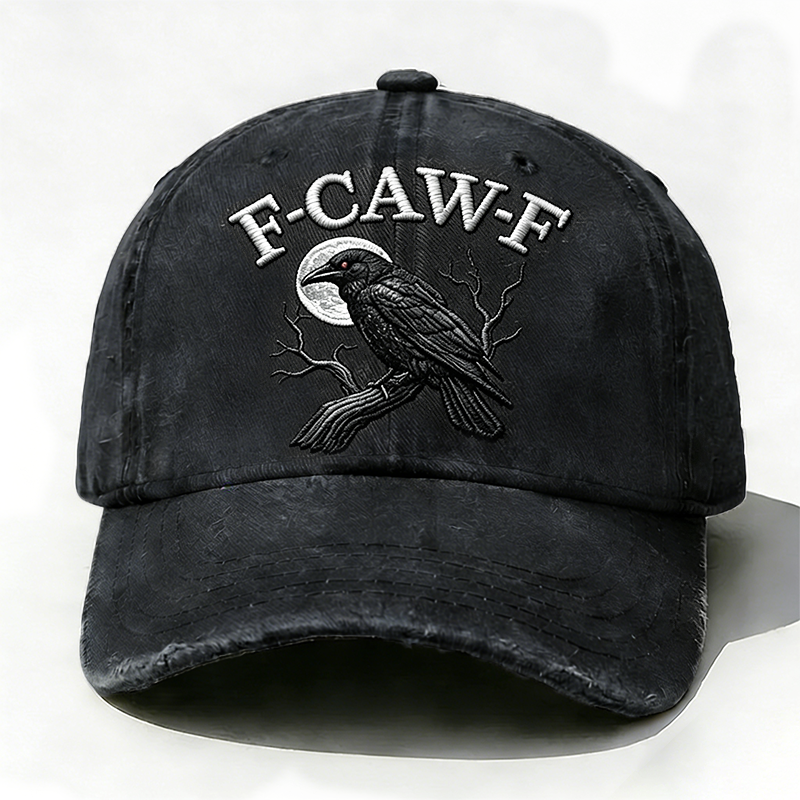 F-CAW-F Rooster Funny Embroidery Hat