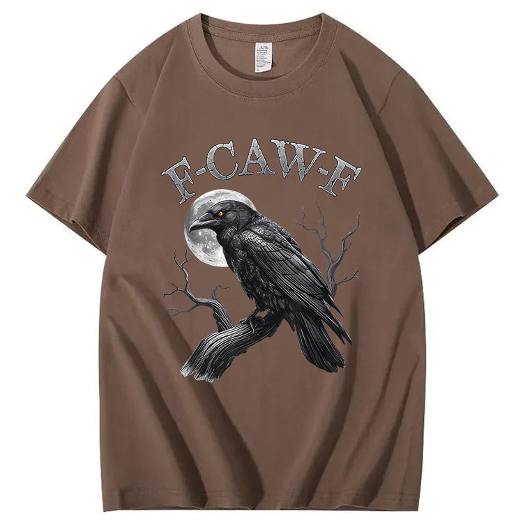 F-Caw-F Crow 100% Cotton T-Shirt