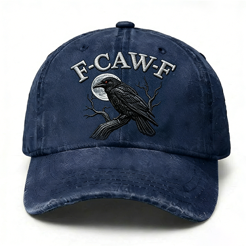 F-CAW-F Rooster Funny Embroidery Hat