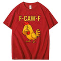 F-Caw-F Helpless Chicken Pattern100% Cotton T-Shirt