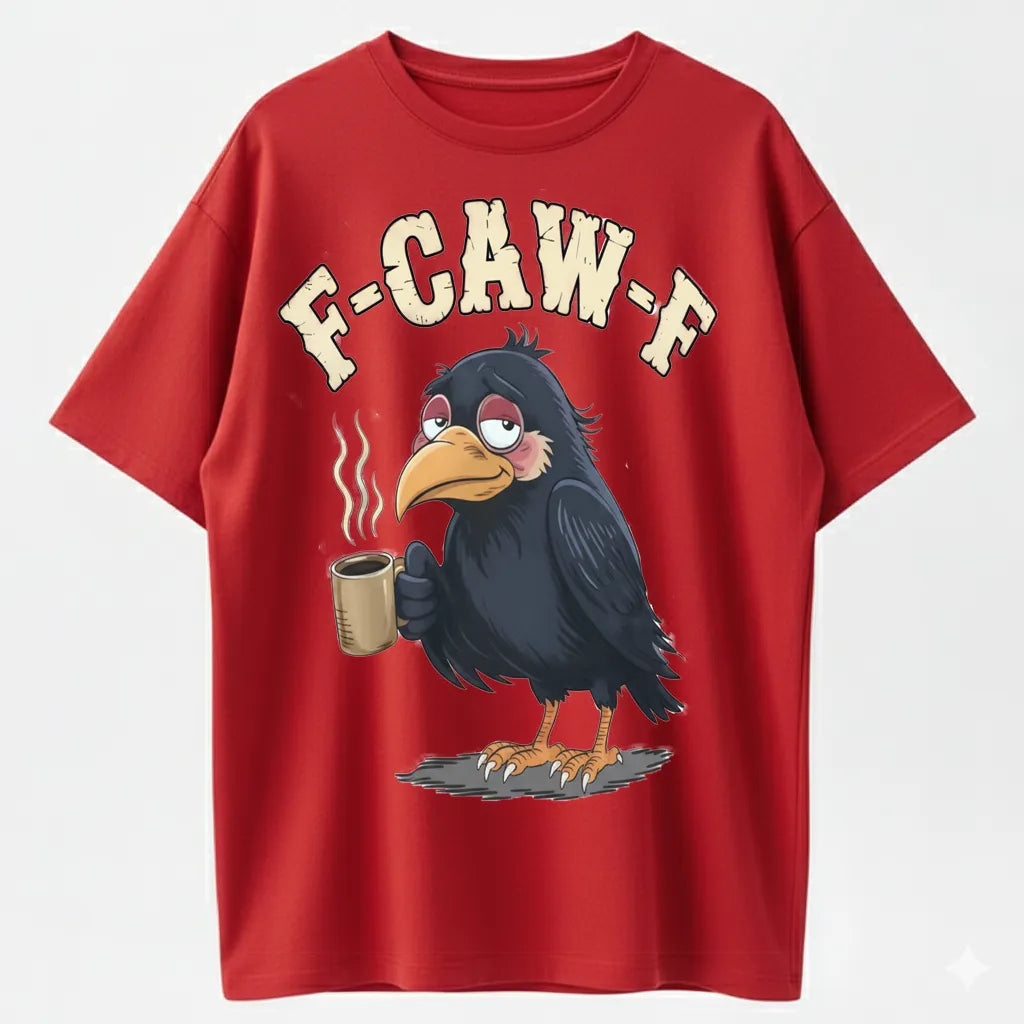 F-CAW-F Coffee Crow T-Shirt