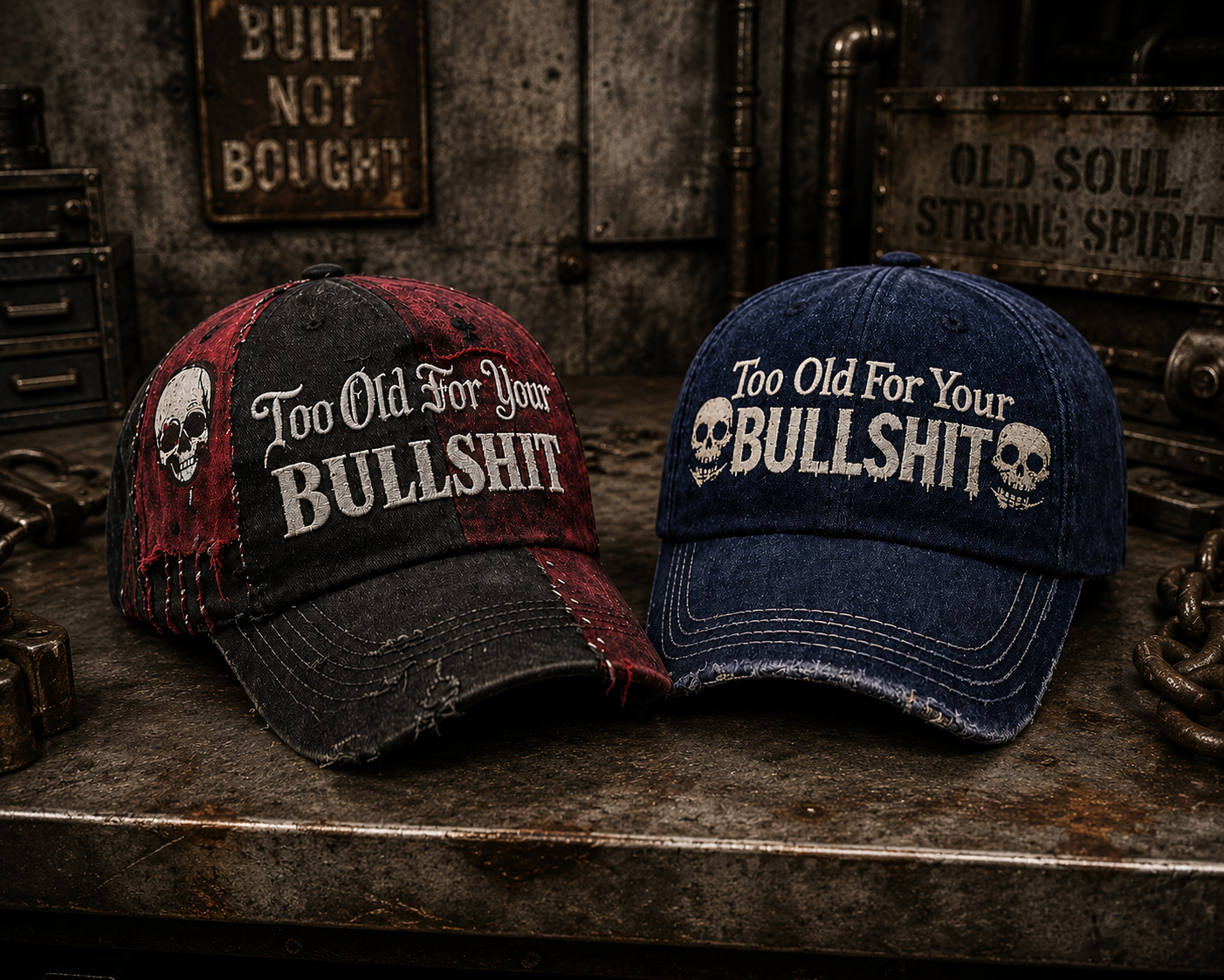 🔥Last Day 50% OFF - Too Old For Your BULLSHIT Baseball Cap
