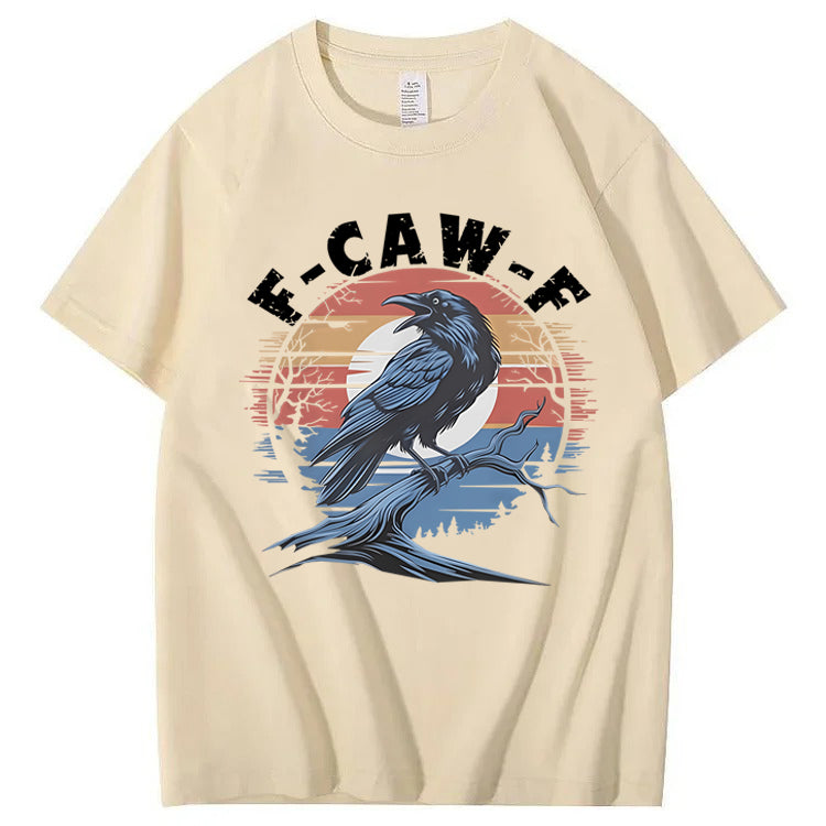 Vintage F-Caw-F Crow 100% Cotton T-Shirt