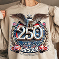 Women's Casual American 250Th Anniversary Printed Hoodie