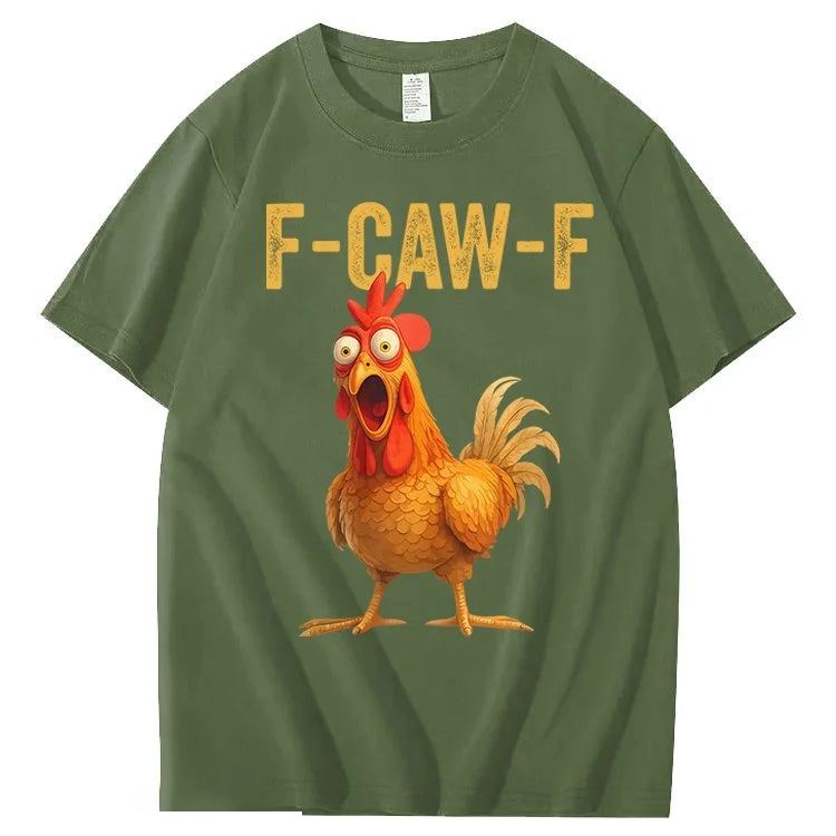 F-Caw-F Chicken 100% Cotton T-Shirt