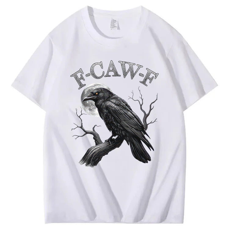F-Caw-F Crow 100% Cotton T-Shirt