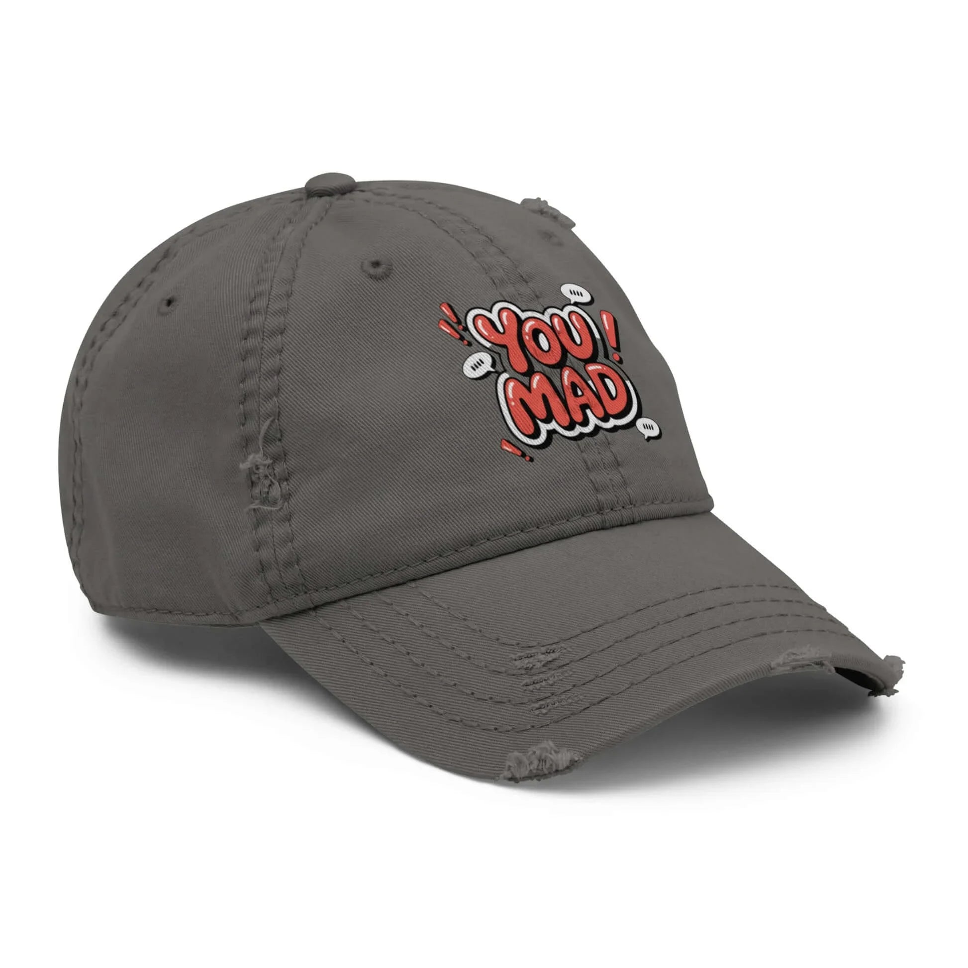 DUO MODERN "You Mad" Distressed Cap