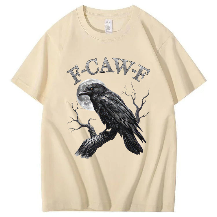 F-Caw-F Crow 100% Cotton T-Shirt
