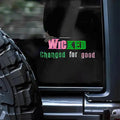 Wicked Changed For Good Hat Sticker
