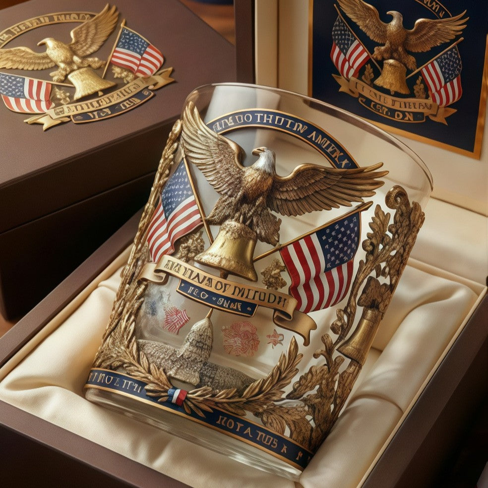 Limited Edition 2026 USA 250th Anniversary Commemorative Glass – 1776-2026 Heritage Edition
