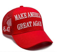 Premium Make America Great again Embroidered Trucker Hat  4 Sided Design