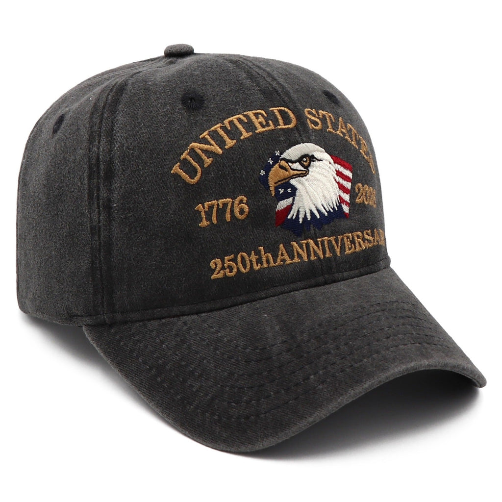 Exclusive USA 250th Anniversary Eagle Cap (1776–2026) —  Embroidered
