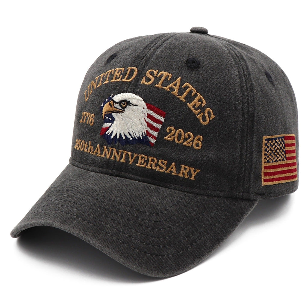 Exclusive USA 250th Anniversary Eagle Cap (1776–2026) —  Embroidered