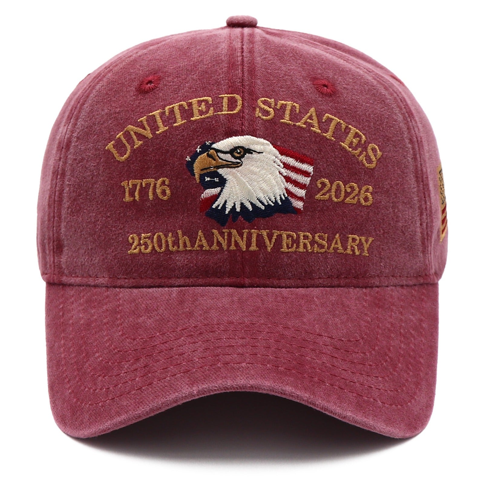 Exclusive USA 250th Anniversary Eagle Cap (1776–2026) —  Embroidered