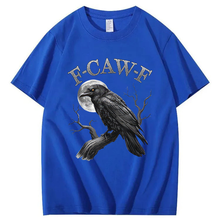 F-Caw-F Crow 100% Cotton T-Shirt