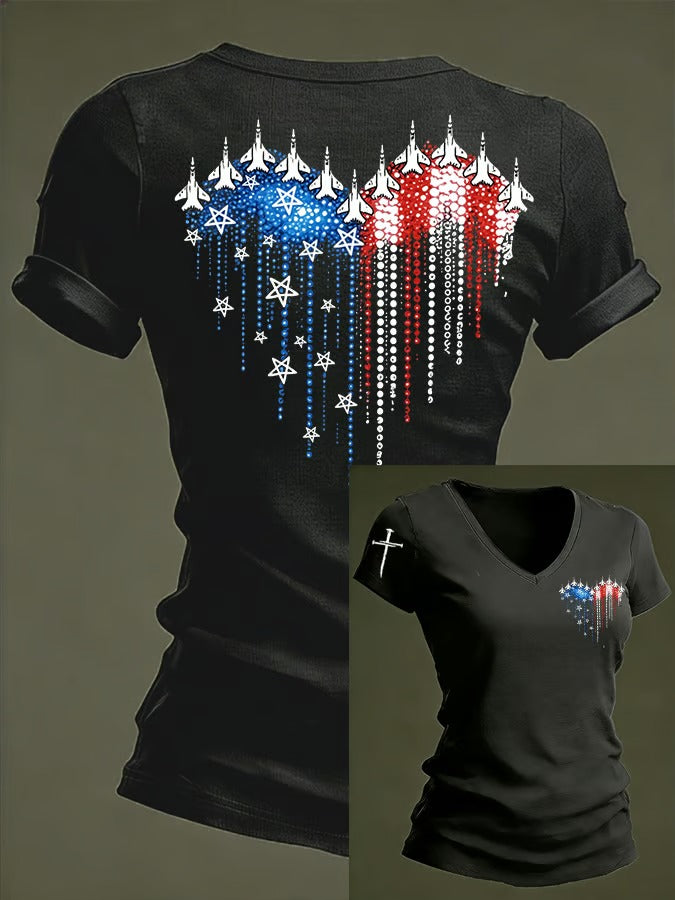 Women's 250th Anniversary Printed Casual T-shirt