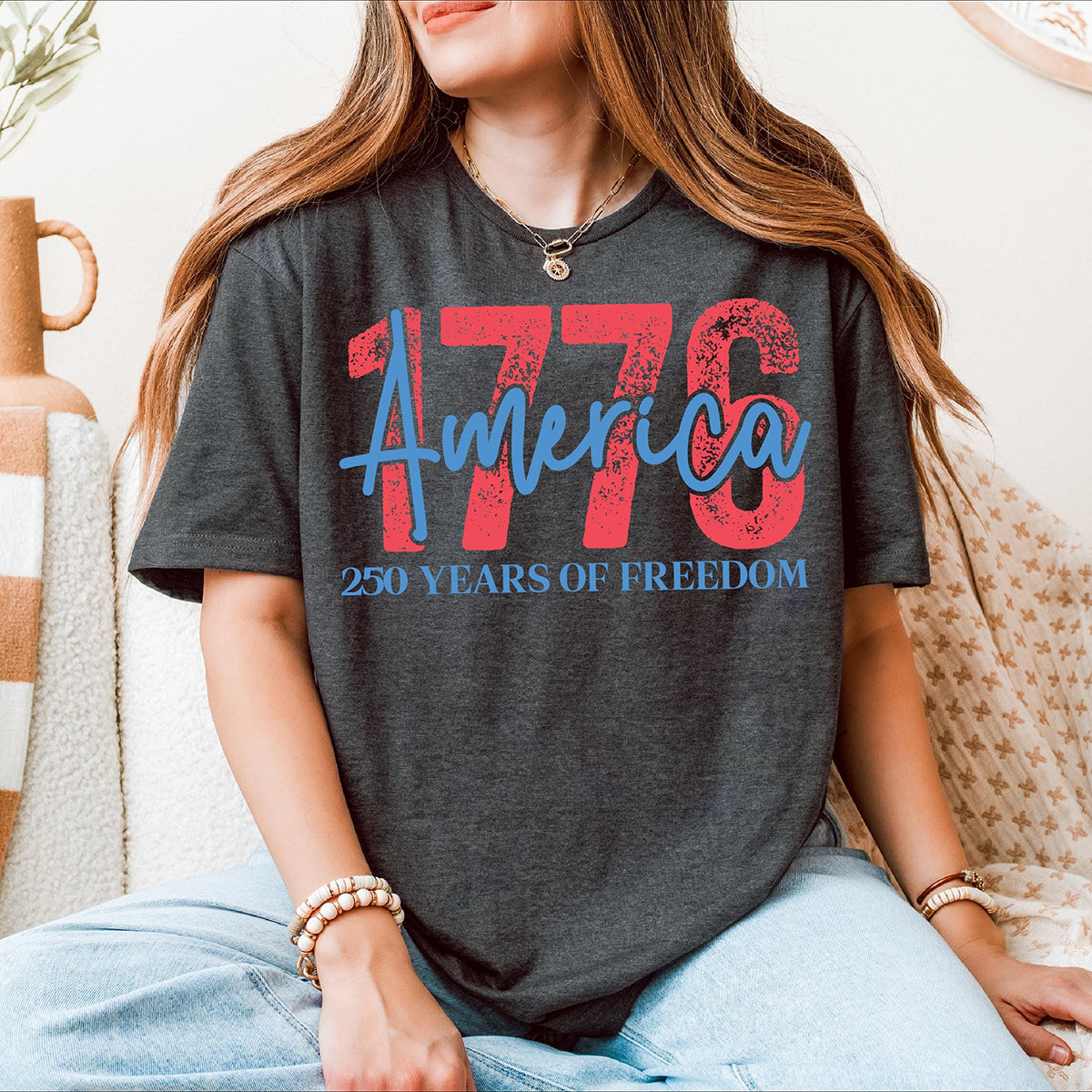 American 1776 T-Shirt _ 250 Years Of Freedom T-Shirt