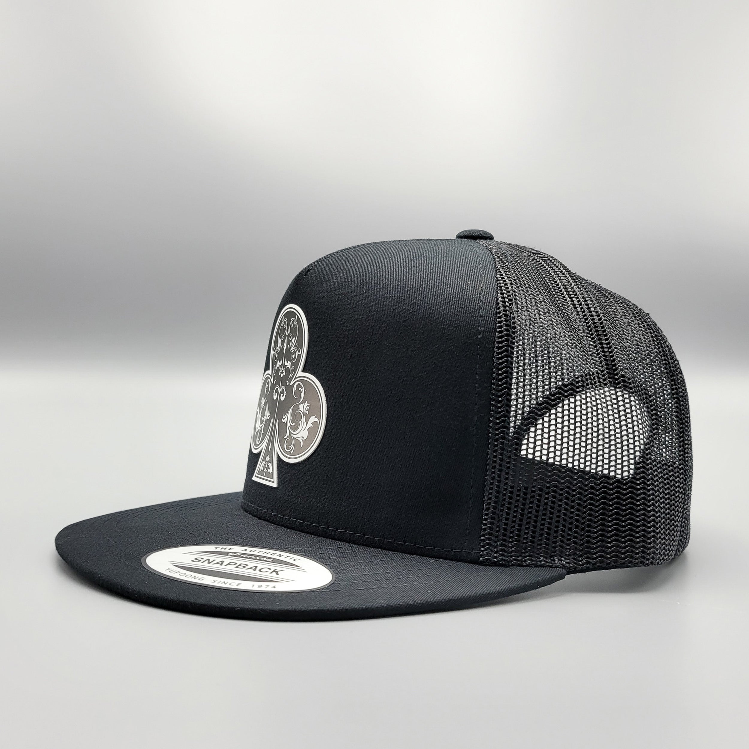 Ace of Clubs Texas Holdem Poker Blackjack Trucker Hat
