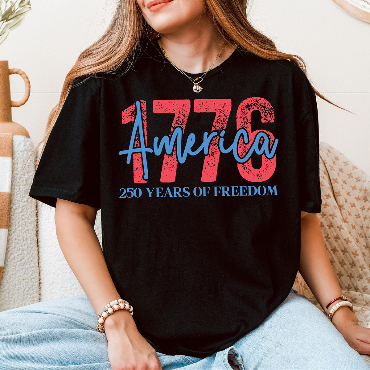 American 1776 T-Shirt _ 250 Years Of Freedom T-Shirt