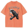 F-Caw-F Crow Washed Cotton T-Shirt
