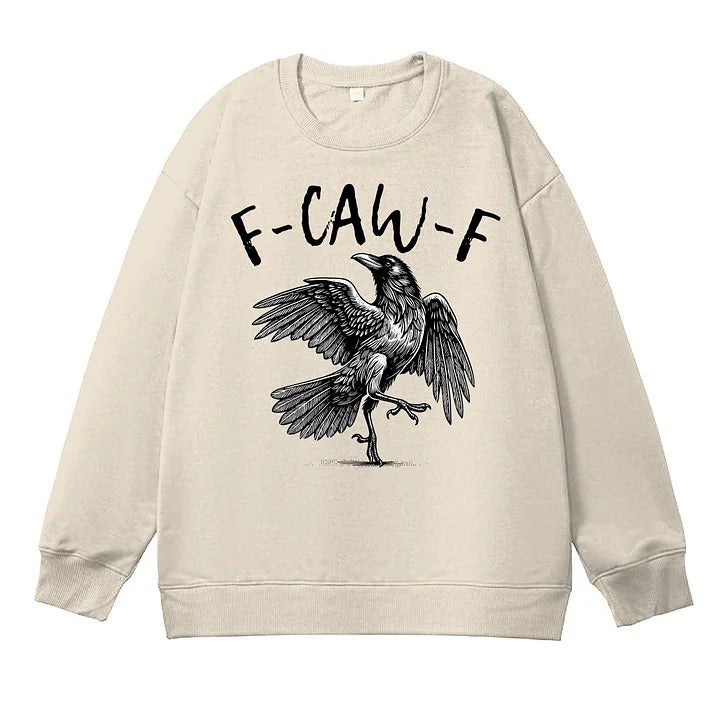F-Caw-F Crow 100% Cotton Sweatshirt