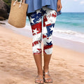 Women'S Casual Independence Day Commemorative Print Leggings For The 250Th Anniversary Of The Founding Of The United States