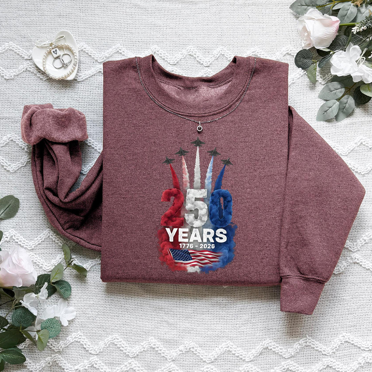 250th Anniversary Sweatshirt_ 1776 2026 Shirt_ USA