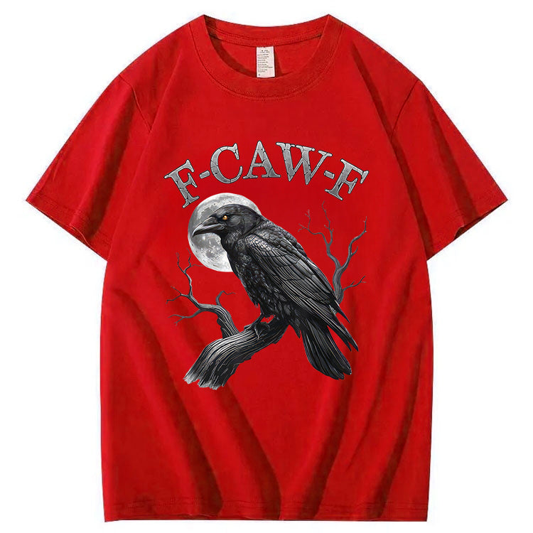 F-Caw-F Crow 100% Cotton T-Shirt