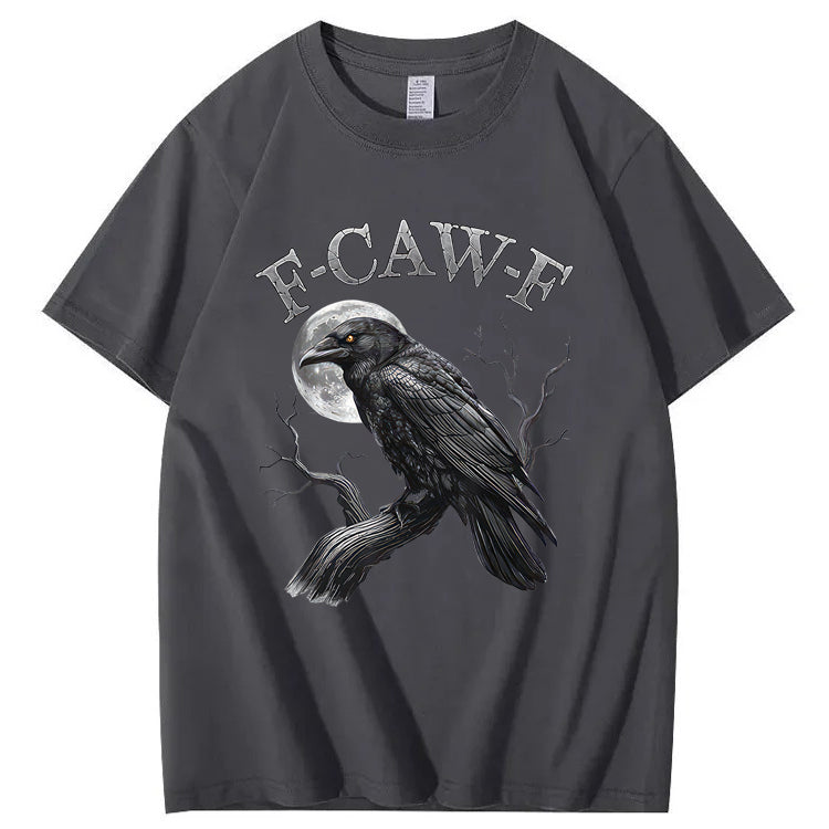 F-Caw-F Crow 100% Cotton T-Shirt