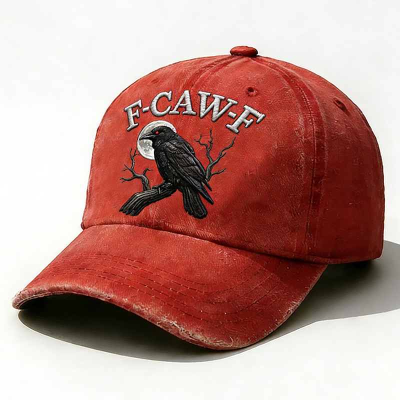F-CAW-F Rooster Funny Embroidery Hat