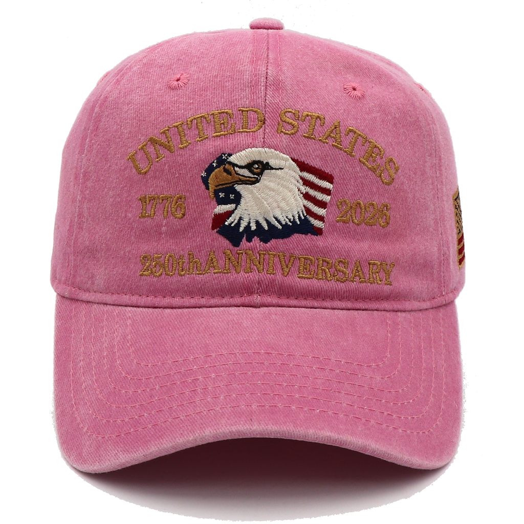 Exclusive USA 250th Anniversary Eagle Cap (1776–2026) —  Embroidered