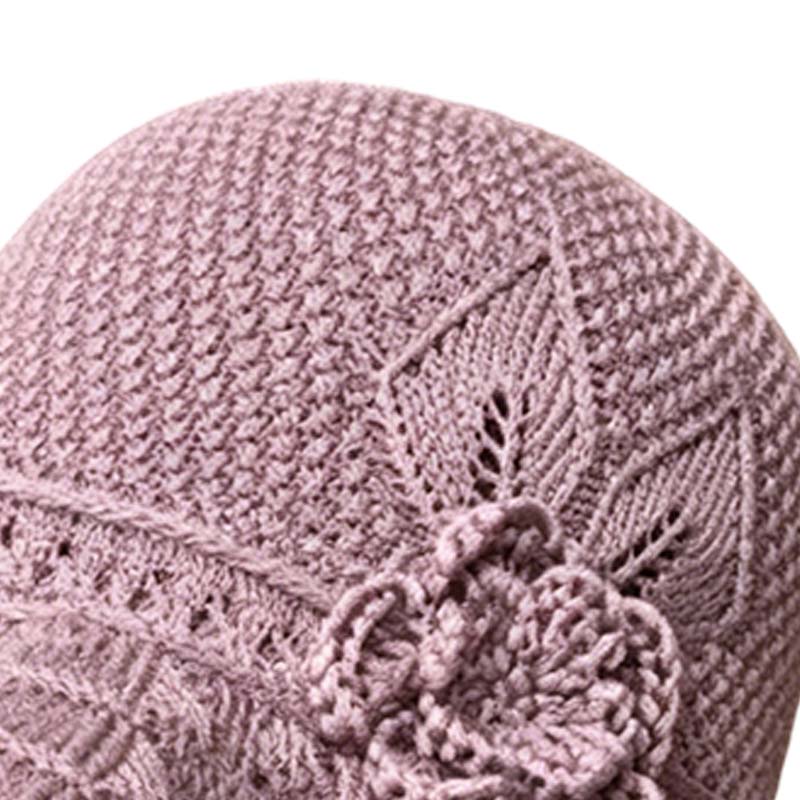 🌸 Women's Crochet Bucket Hat with Flower Accent – Last Day Limited Time Offer!